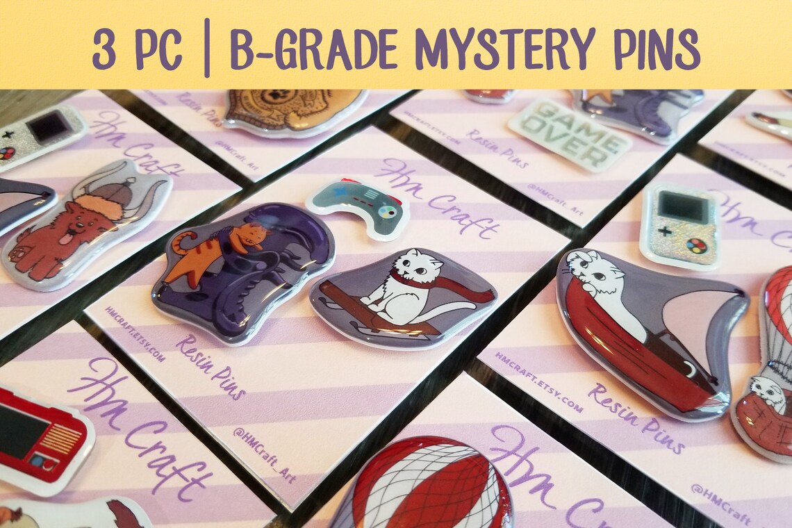 B-Grade Resin Pins