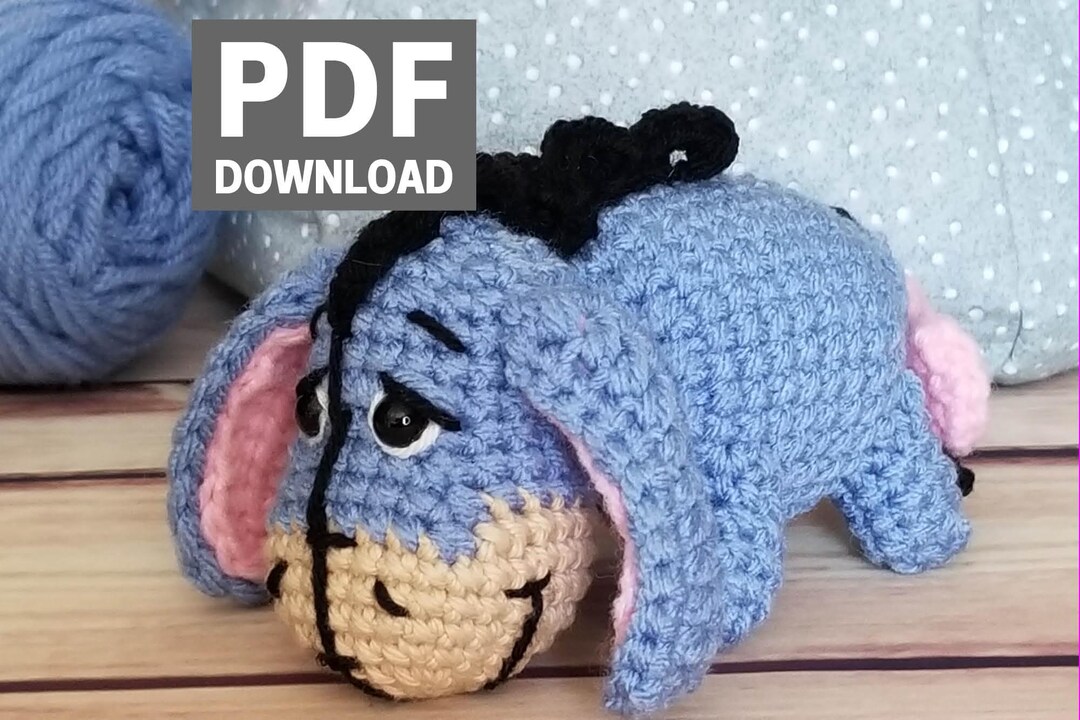 Chonkey Donkey Amigurumi Crochet Pattern - PDF Download - Etsy