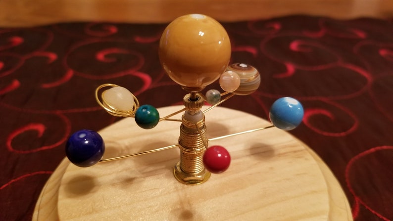 Small Solar System Mechanical Orrery imagem 1