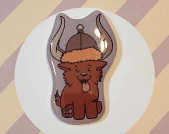 Viking Puppy - Resin Pin