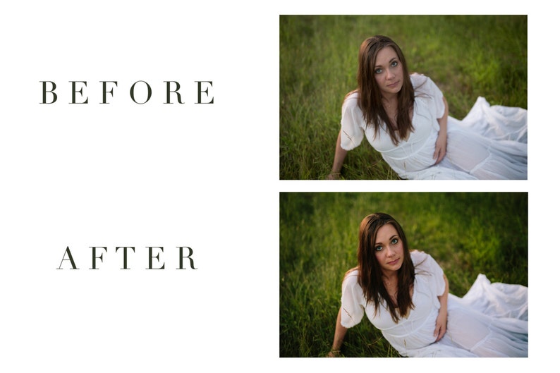 May include: A pregnant woman in a white dress sits in a field of green grass. She is looking at the camera and smiling.
