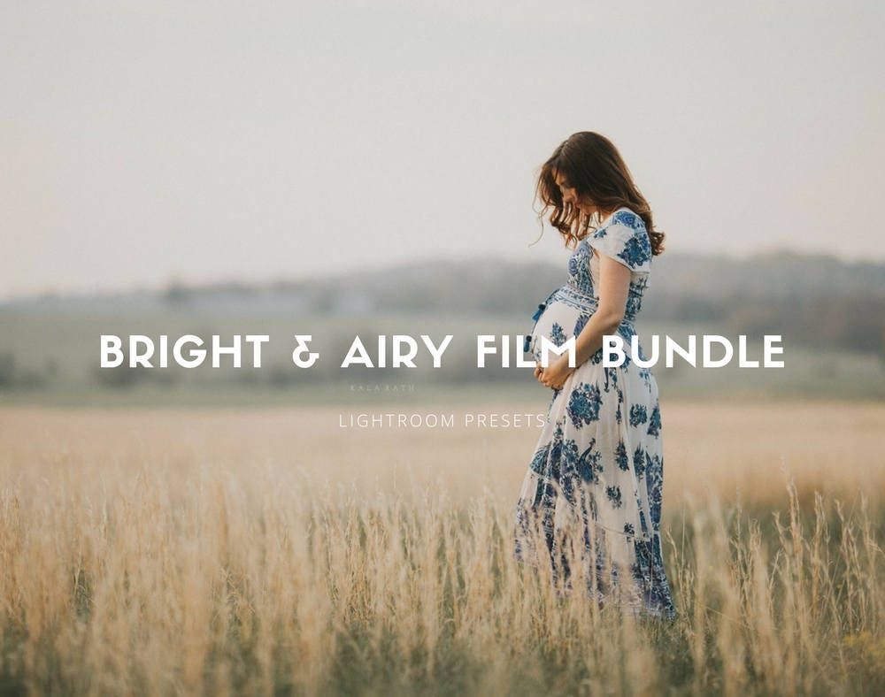 Bright and Airy Film Preset Bundle for Photographers for | Etsy