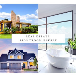 16 Real Estate Photography Presets for Lightroom Classic - Easy to Use - Improve your Real Estate Listing Photos with One Click