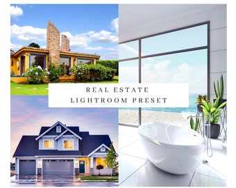 16 Real Estate Photography Presets for Lightroom Classic - Easy to Use - Improve your Real Estate Listing Photos with One Click