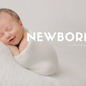 Newborn Lightroom Preset for Photographers - One Click Edit - Instant Digital Download - Bonus Item Included!