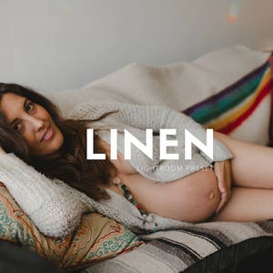 LINEN LIGHTROOM PRESET for Photographers. Instant download for Adobe Lightroom. One Click Edit. Bonus Item included!