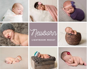 20 Newborn Lightroom Presets for Photographers - One Click Edit - Instant Digital Download - Bonus Item Included!