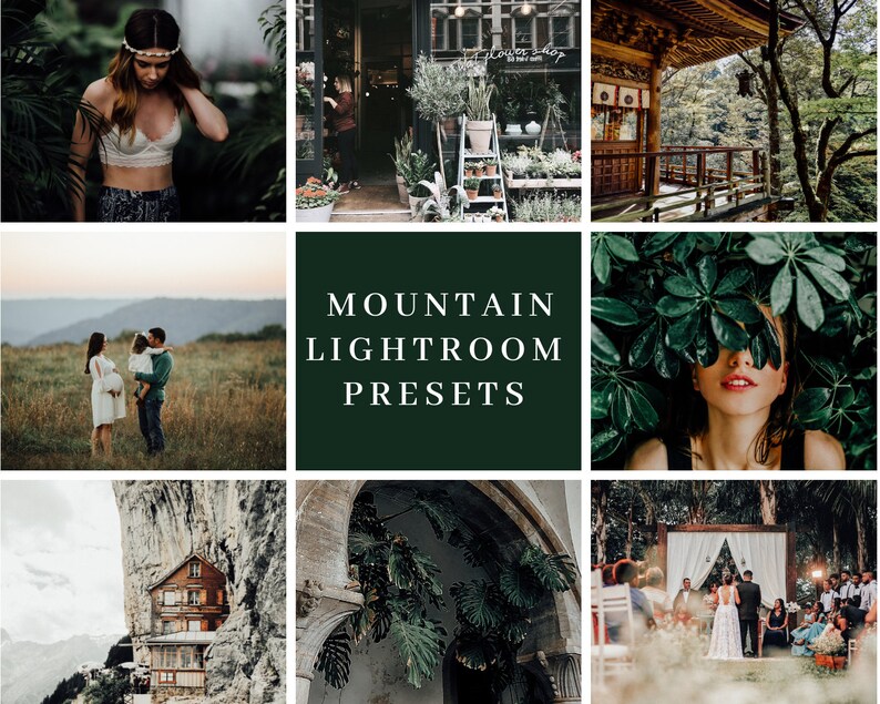 6 Lightroom Preset for Photographers - Mountain - One Click Edit - Instant Digital Download. Bonus Item Included! image 1