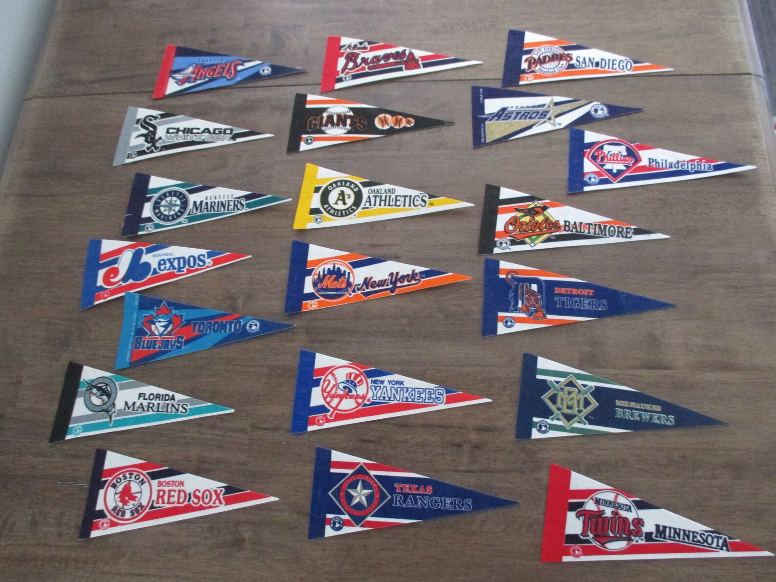 Choice Vintage 1990s MLB Mini Pennants Baseball Pennants Etsy