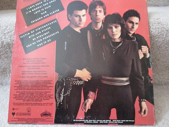 Joan Jett And The Blackhearts Album I Love Rock N Roll Etsy