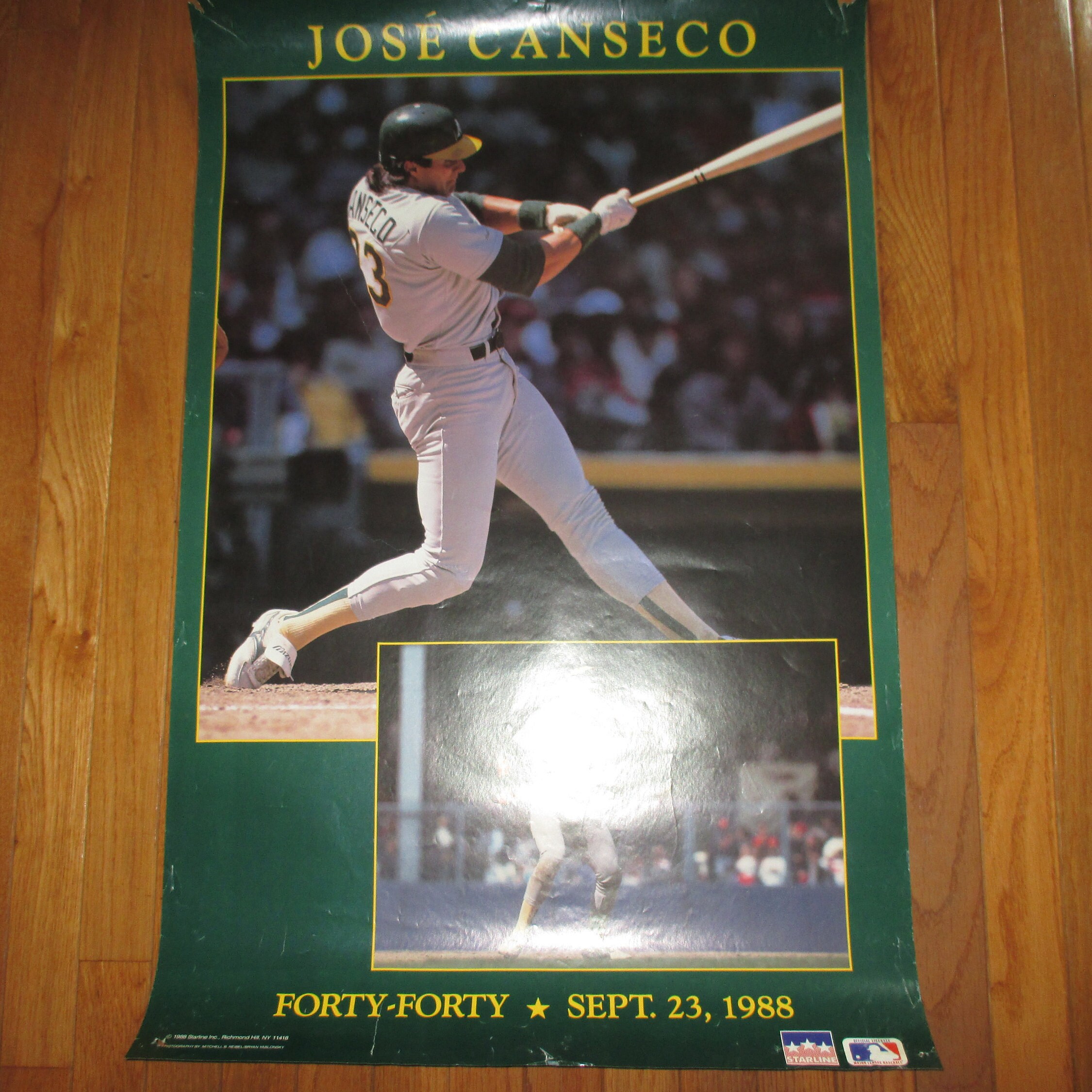 Choice 2 MLB Posters 1988 Jose Canseco 40 40 Poster - Etsy