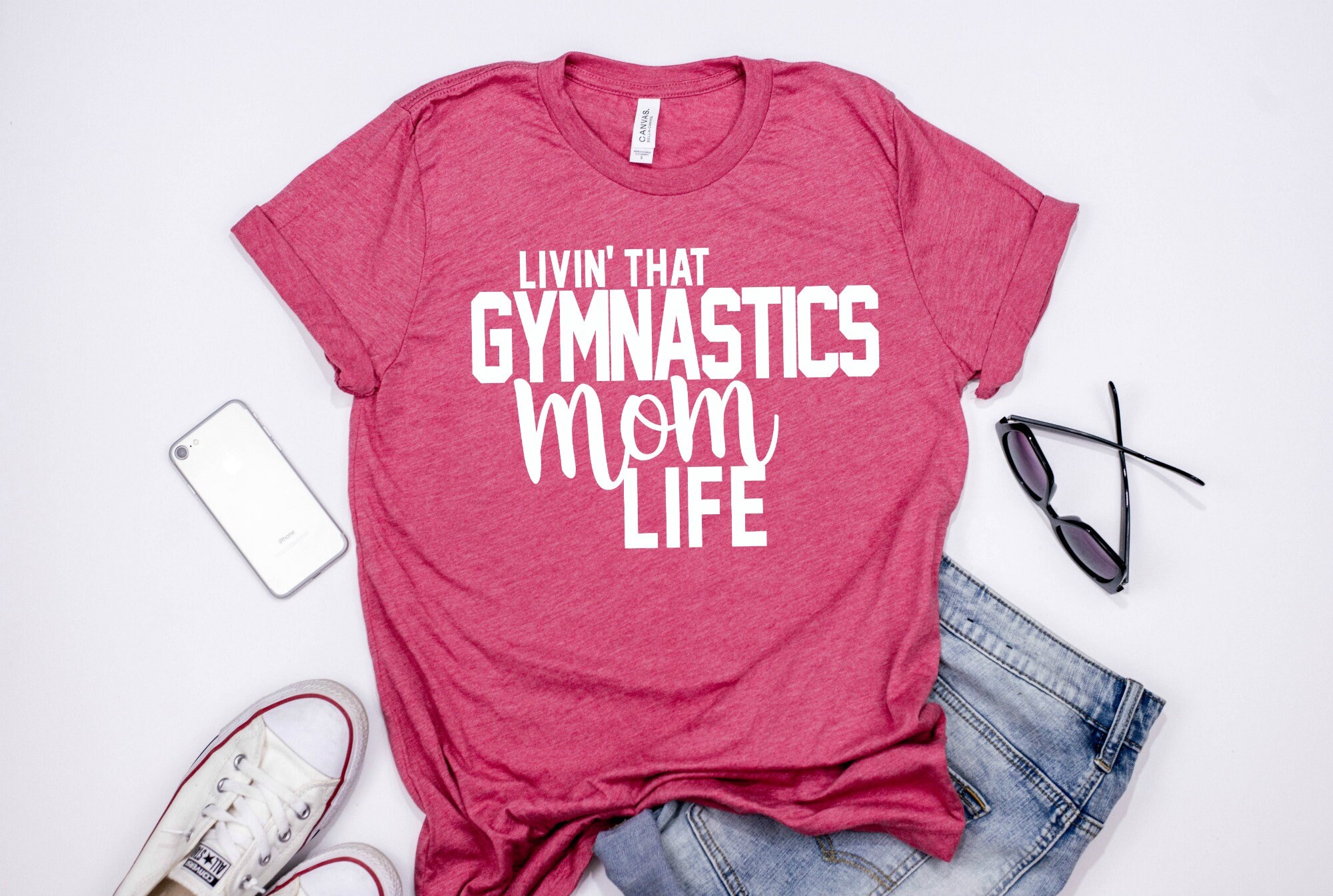 Gymnastics Shirt Gymnastics Mom Shirt Gymnastics Mom Tee Etsy