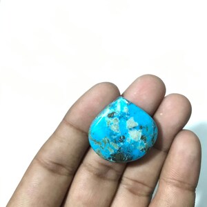 Natural Arizona Turquoise Cabochon Heart Shape Loose Gemstone, Turquoise Cabochon, Turquoise Cabs Jewelry Supplies Natural Turquoise Cabs