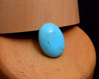 Oval Arizona Turquoise Cabochon, Loose Gemstone, American Turquoise