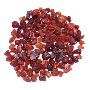 20 Pieces Natural Garnet Rough,8-12 MM Approx,Making Jewelry,Raw Garnet,Rare garnet birthstone healing, Garnet Gemstone Wholesale Price