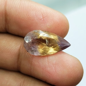 AAA Natural Ametrine Bio Color Faceted Gemstone Cut Stone Loose Gemstone For Making Jewelry For Ring and Pendant