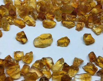 25 Pieces Natural Citrine Stone Raw Size 6-10 MM Birthstone Citrine Cluster Raw Healing crystal stones,Loose citrine,Wholesale Citrine Rough