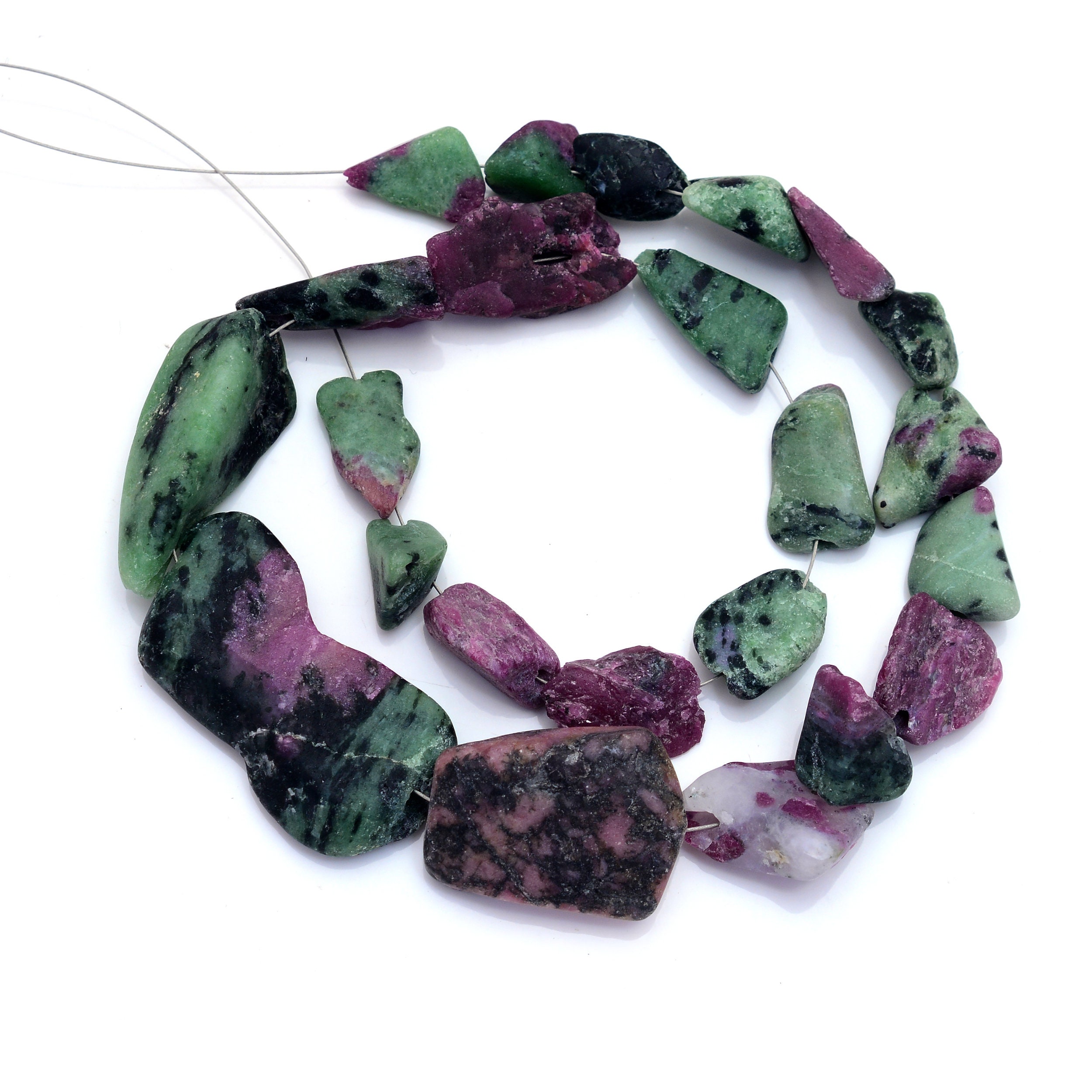 Crisocolla - Filo Di Sfere Sfaccettate Da 16mm - Fili Di Pietre E - Foto 8