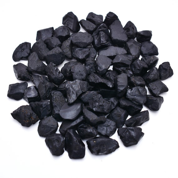 10 Pcs Natural Black Spinel Rough Gemstone, 14-20 MM Rock Stone - Etsy