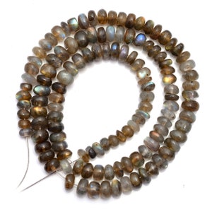 AAA Multi flash labradorite.round labradorite. So beautiful natural blue flash labradorite bead . Full strand 16&#39;&#39; Strand Beads 4mm To 7mm