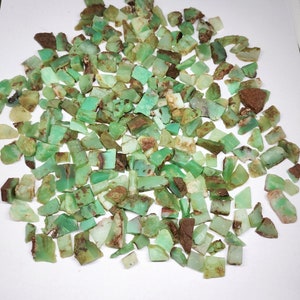50 Pcs Chrysoprase Rough Gemstone,Chrysoprase Specimens,Chrysoprase Raw materials,Chrysoprase Raw Chunks,Chrysoprase Gemstone for Jewelry.