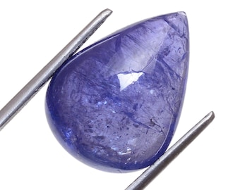 AAA Tanzanite Cabochon, Pear and Heart, Semi Precious Gemstone