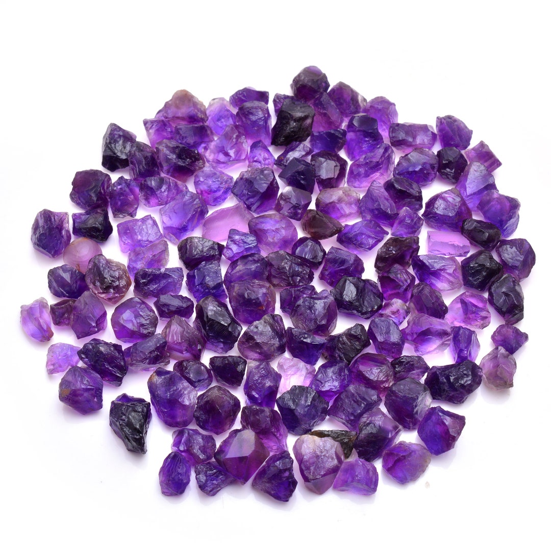 AAA Grade Natural Amethyst Rough Gemstone, 8-15mm Lot - Etsy