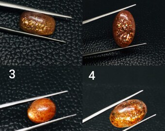 AAA+++ Quality SUNSTONE || Cabochon || Rectangle , Oval shape || Jewelry Making || AAA+ Flashy Sunstone Wholesaler gems And Jewelry