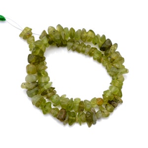 12&#39;&#39; Strand Natural green Peridot Rough nugget Beads Semi Precious Beads Natural Beads jewelry making beads women jewelry Smooth Uncut Beads