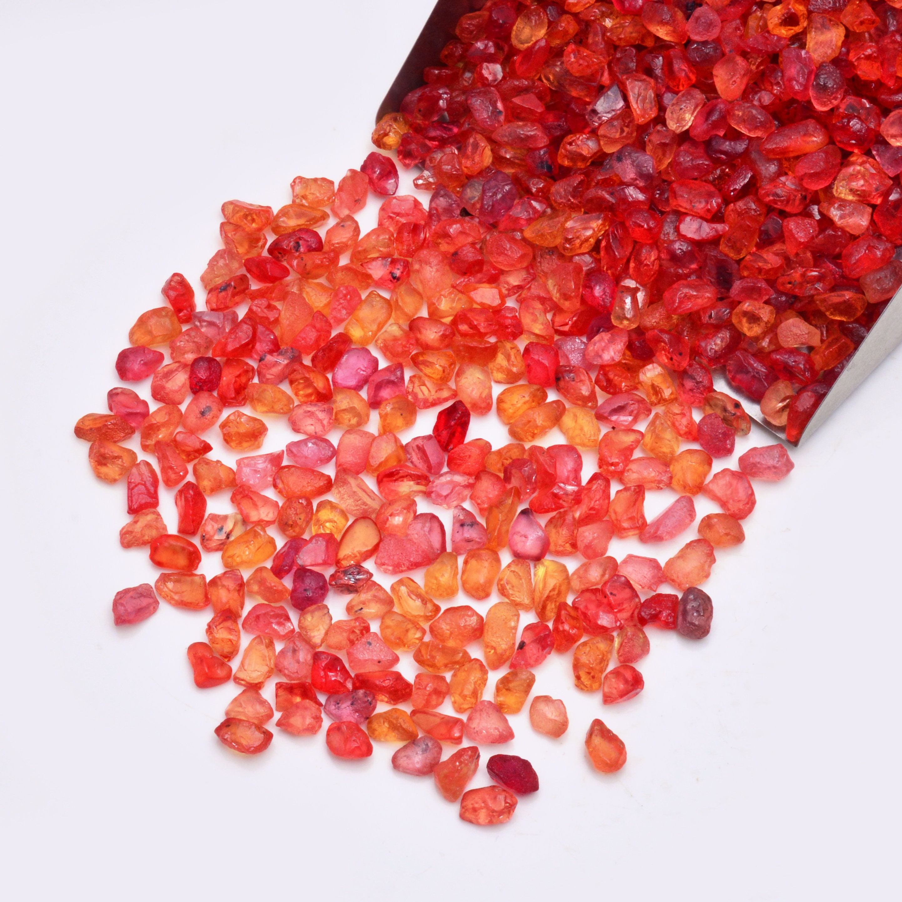 RARE !! SAPHIR ORANGE DE TANZANIE : 4.5 mm x 3.7 mm ★★ p423.129t