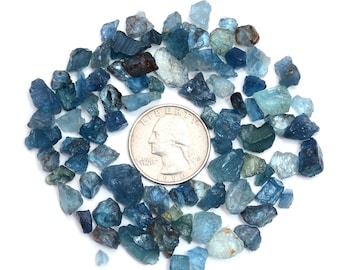 Gema de aguamarina natural en bruto de 50 ct – Piedra suelta sin tratar