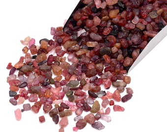 Gema de espinela múltiple en bruto: cristales sin cortar (4-8 mm)