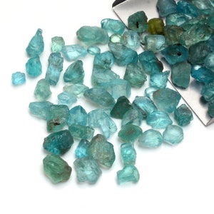 100% natürlicher Apatit roher blauer Apatit Rohedelstein, natürlicher blauer Apatit Rohstein, Apatit Rohedelstein, Apatit Roher loser Rohedelstein