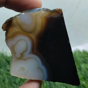 Black Onyx Polished Slices Rough Gemstone,Black Onyx Polished Rough,Onyx Onyx Specimens,Onyx Gemstone,Slice for ring,earing,pendent Making.