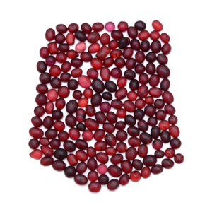 Top Grade Garnet Tumbled Stones Healing Crystals Unpolished Stones in pack 5 MM To 6x8 MM Red Garnet Crystals Heart Chakra Stone