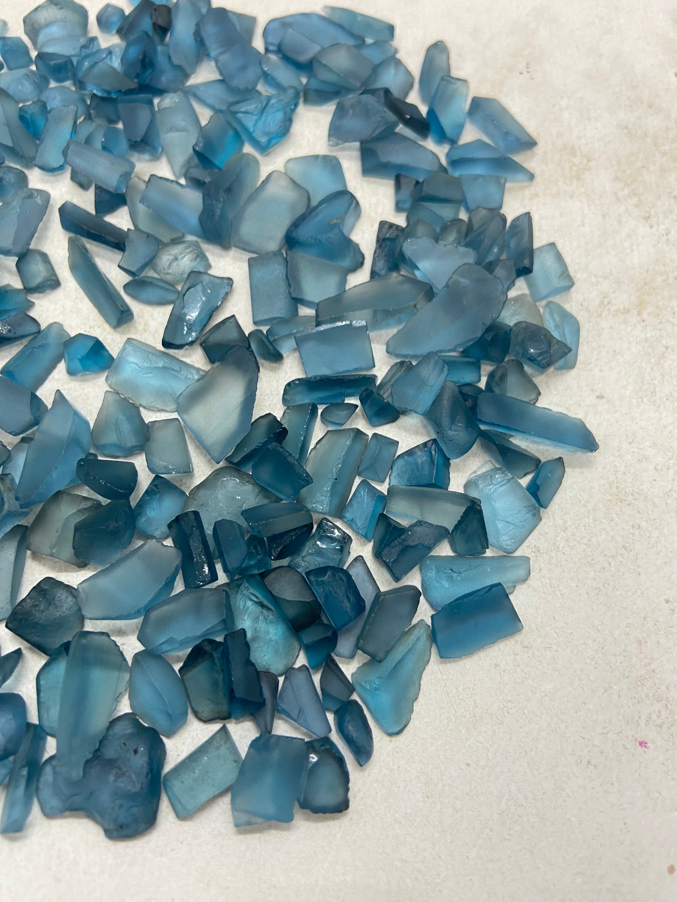 Blue topaz raw stone deals