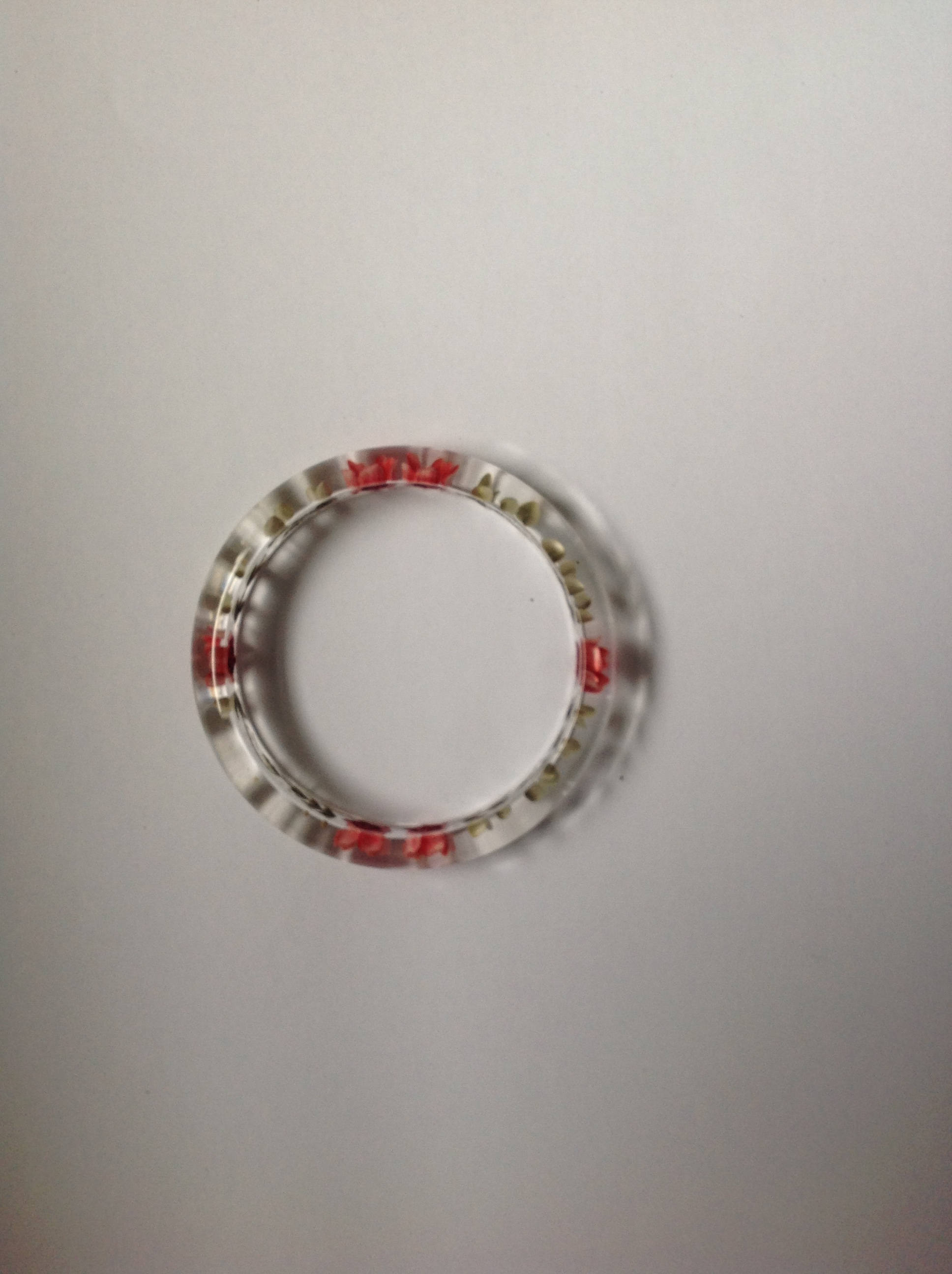 VINTAGE Style —flower Resin Engraved Bangle Bracelet - More