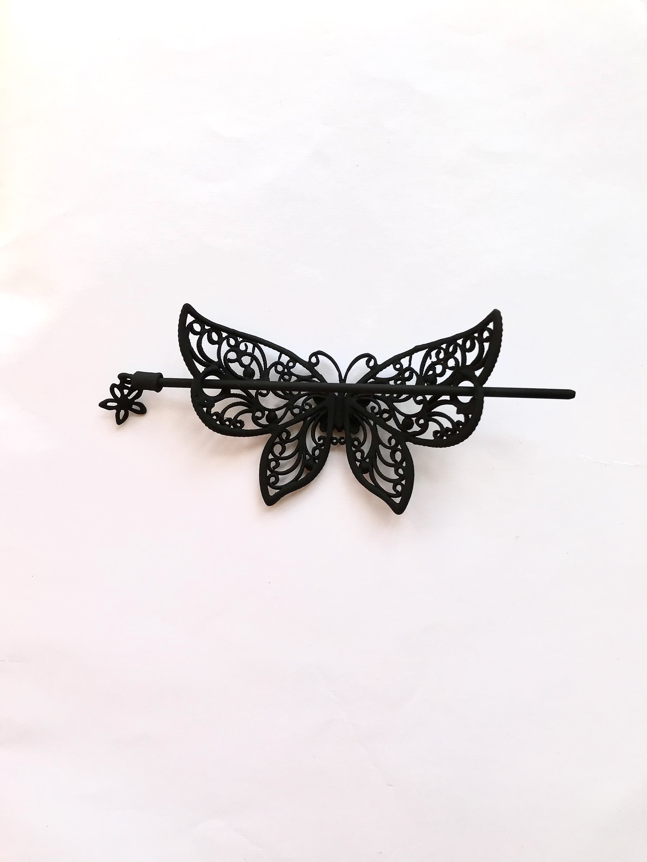 3er-Set Vintage Haarspangen Mit Schmetterling & Strass – Metall, Kristall, Für Hochzeit, Party & Alltag