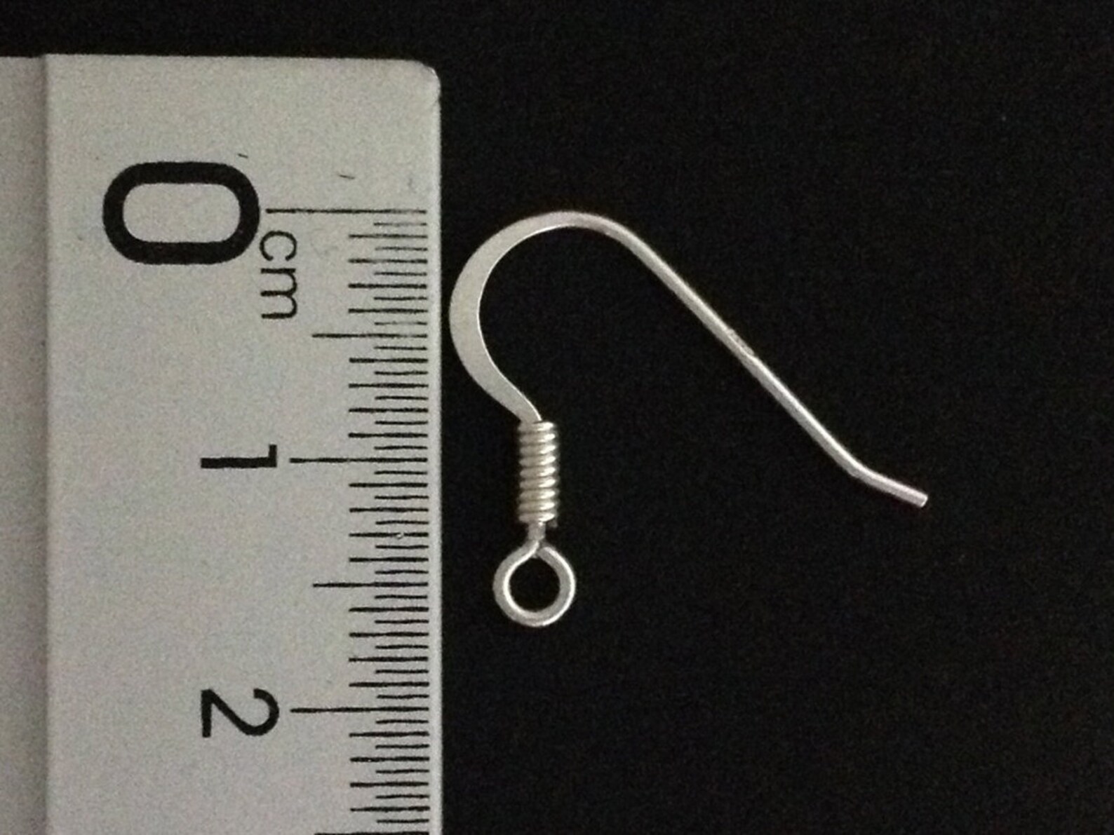 Monachelle per orecchini in argento sterling massiccio con