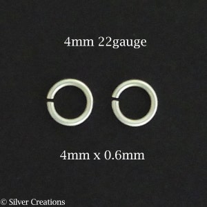 Anellino In Argento Sterling Sfuso, Anellino Aperto In Argento 925, Anellino Chiuso In Argento 925, 4 Mm, 5 Mm, 6 Mm, 8 Mm, 10 Mm, Spessore Del Filo 1 Mm (calibro 18) - Italia - Foto 8