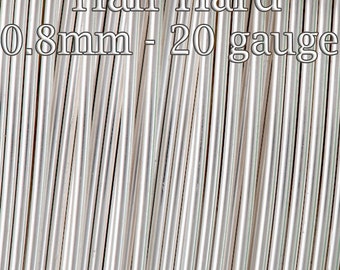 Silver filled wire bulk Half Hard round 20ga 0.8mm bulk , 5 15 25 50 feet 25%OFF , Silver filled wire tarnish resistant , Jewelry Wrapping