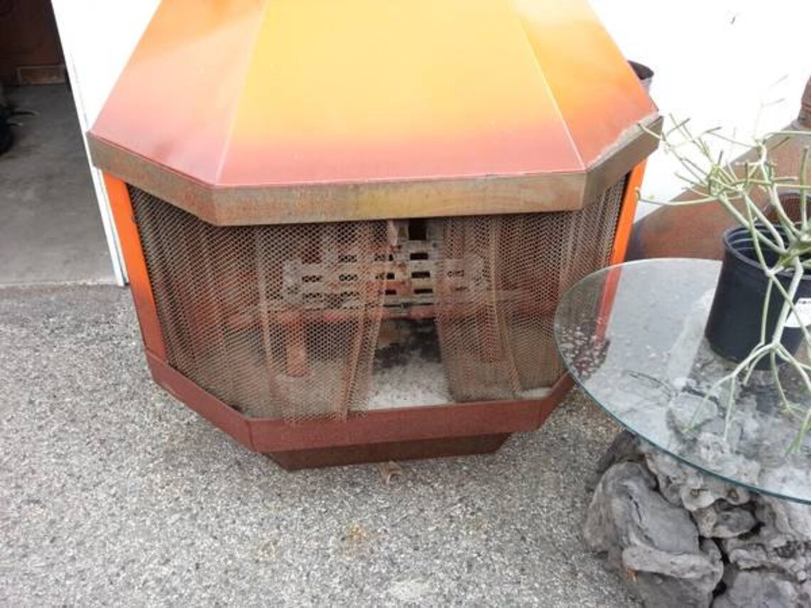 MALM FIREPLACE, Authentic Vintage MALM Fireplace Double Wall Corner