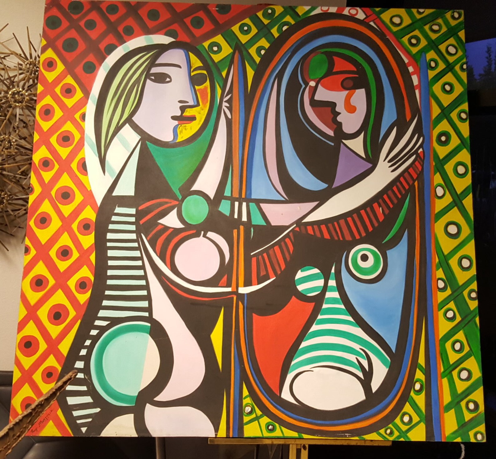Pablo Picasso Surrealism by Ray MARTINEZ Artist 1946 Canvas Etsy UK
