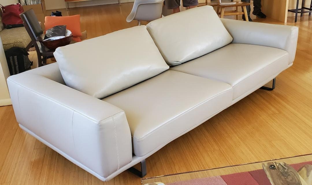 Natuzzi leather couch deals