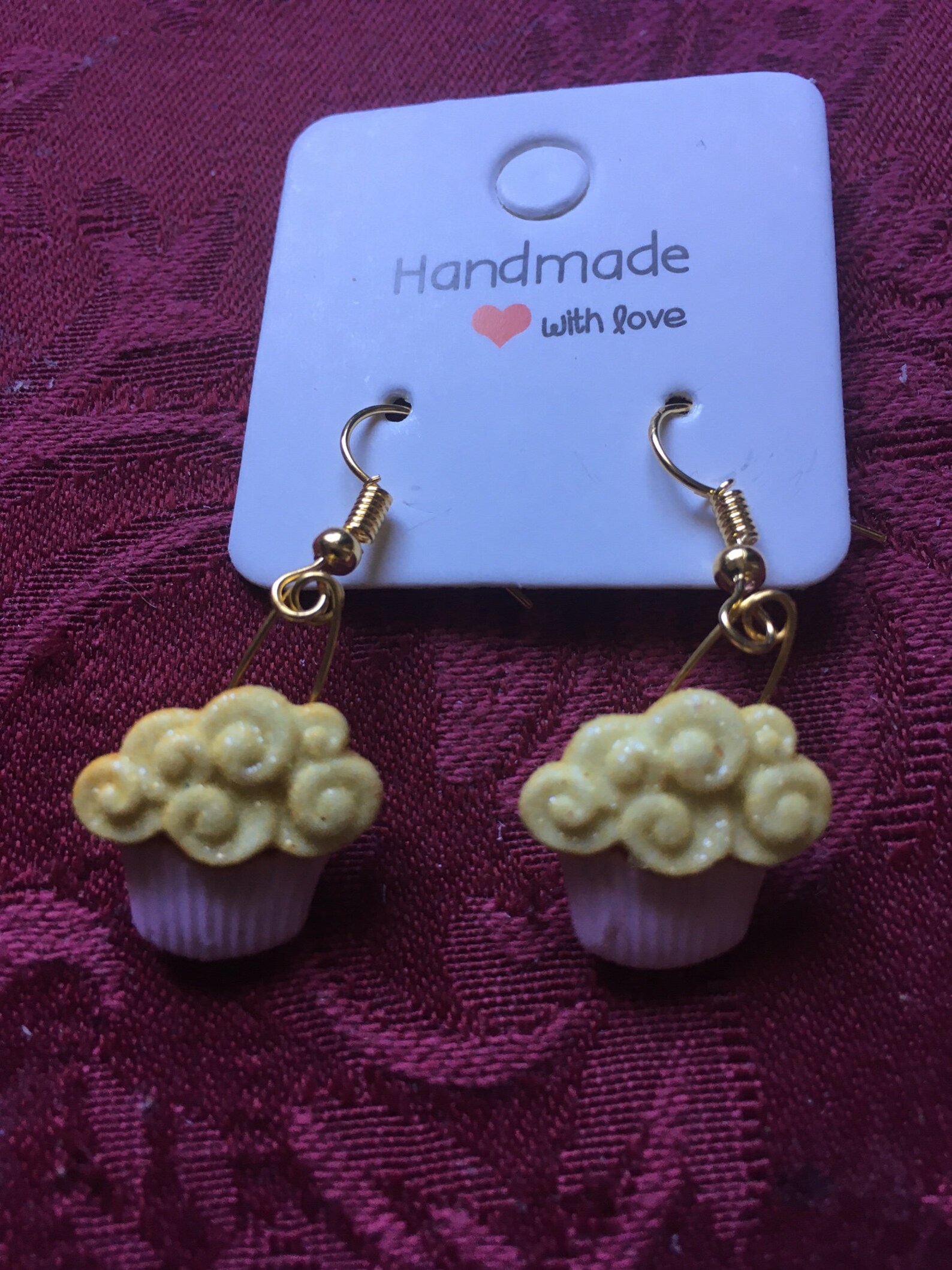 CUPCAKE EARRINGS Etsy
