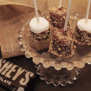 Chocolate Covered Smores Marshmallow Pops – 1 Dozen