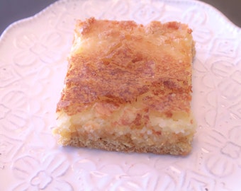 Homemade Chess Bars, Gourmet Blondies, Nostalgic Desserts