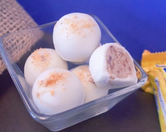 Butterfinger Cake Bites, Candy Bar Dessert, Custom Cake Balls