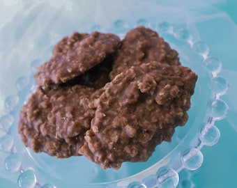 No Bake Chocolate Oatmeal Cookies 16 each, Chunky Oatmeal Cookies, No Bake Dessert