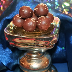 Buckeye Peanut Butter Candy, Chocolate Dipped Peanut Butter Balls, Gourmet Chocolate Candy image 2